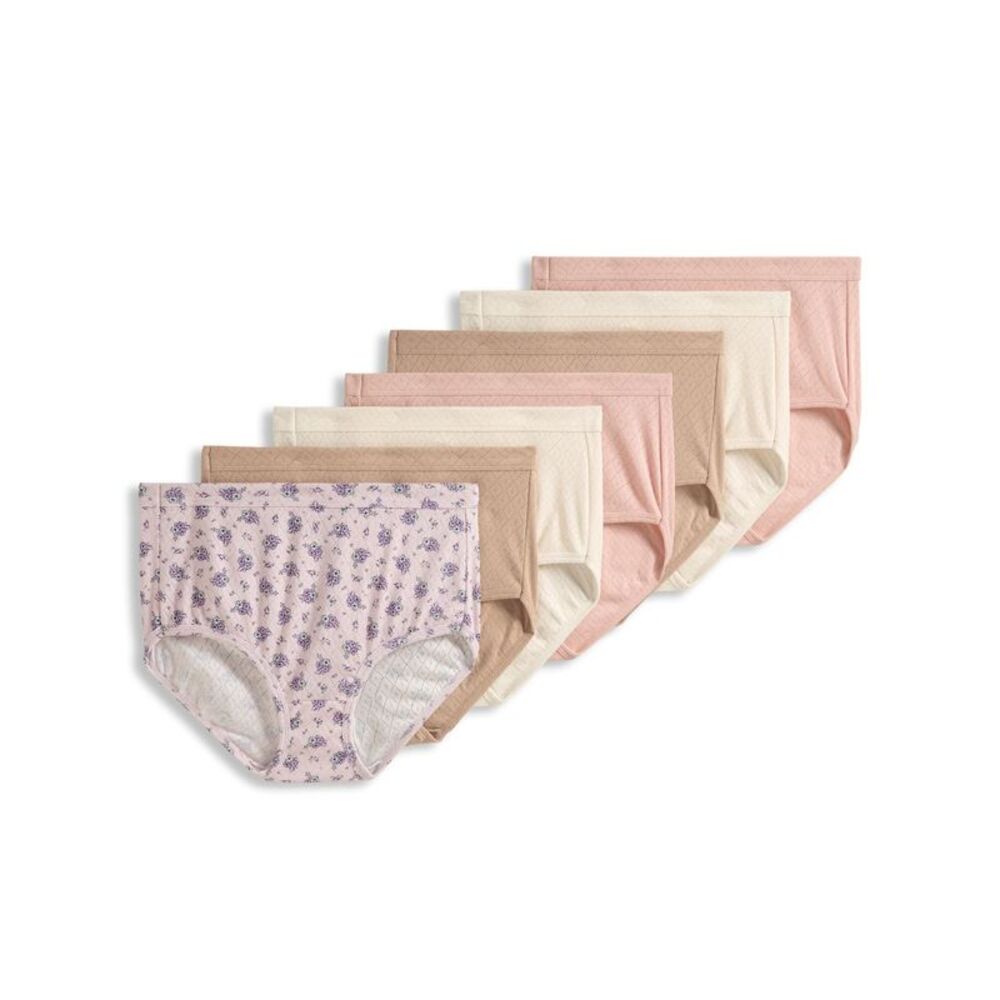 Jockey Women's Panties Sz 10 Elance Breathe Grey Dusk- Textured Leopard